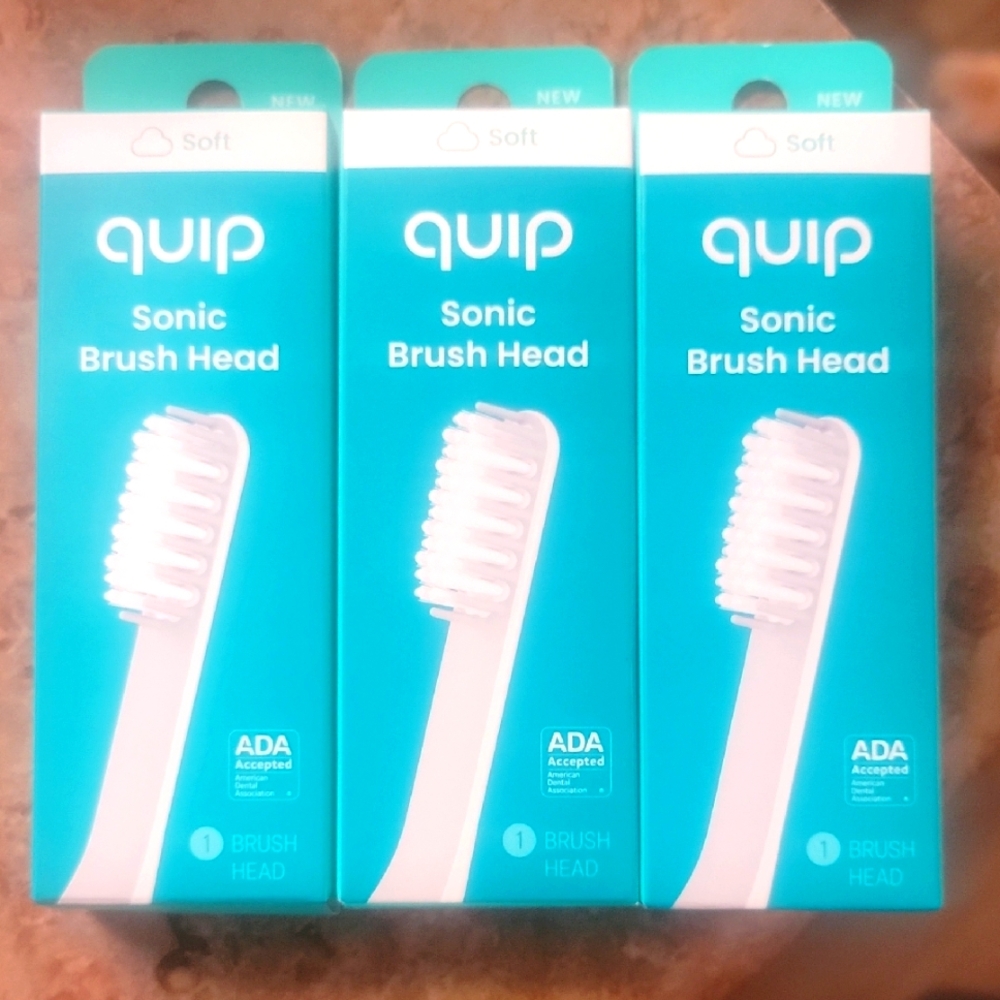 Quip Sonic Brush Head - White